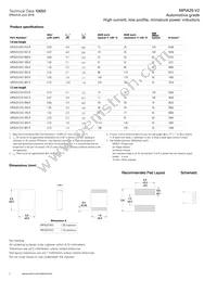 MPIA2510V2-R47-R Datasheet Page 2