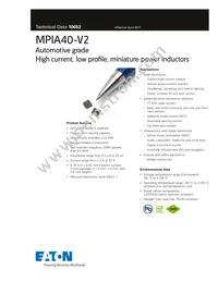MPIA4020V2-150-R Datasheet Cover