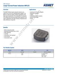 MPLCG0630L4R7 Datasheet Cover