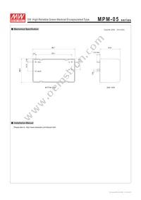 MPM-05-3.3 Datasheet Page 4