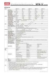 MPM-10-3.3 Datasheet Page 2