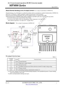 MPM01 Datasheet Page 7