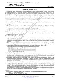 MPM01 Datasheet Page 12