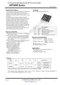 MPM04 Datasheet Cover