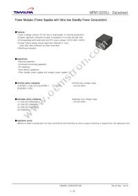 MPM1220SJ Datasheet Cover