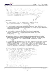 MPM1220SJ Datasheet Page 8