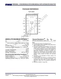 MPM3606AGQV-Z Datasheet Page 3