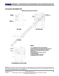 MPM3606AGQV-Z Datasheet Page 23