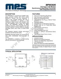 MPM3606GQV-P Datasheet Cover