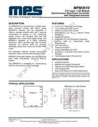 MPM3610GQV-Z Datasheet Cover