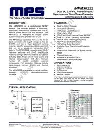 MPM38222GR-Z Datasheet Cover