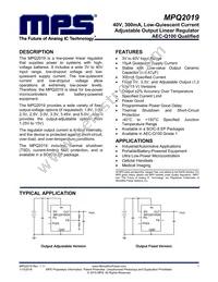 MPQ2019GN-5-AEC1 Datasheet Cover