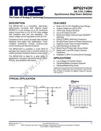 MPQ2143HGD-P Datasheet Cover