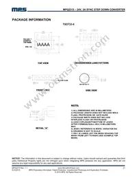 MPQ2315GJ-P Datasheet Page 21