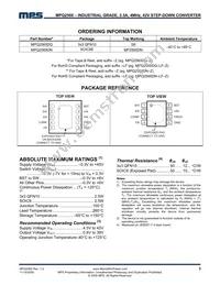 MPQ2560DN-LF Datasheet Page 3