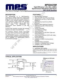 MPQ4425MGQBE-AEC1-P Datasheet Cover