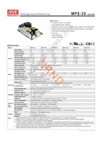 MPS-30-5 Datasheet Cover