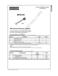 MPS3703_D74Z Datasheet Cover