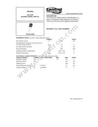 MPS4992 TRE Datasheet Cover