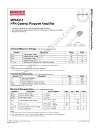 MPS6513_D74Z Datasheet Cover