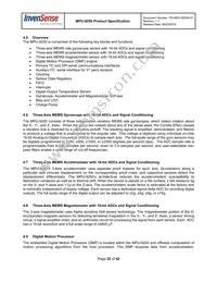 MPU-9250 Datasheet Page 22