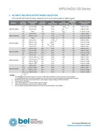 MPU150-3300G Datasheet Page 2