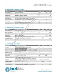 MPU150-3300G Datasheet Page 4