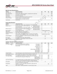 MPU150-4350 Datasheet Page 3