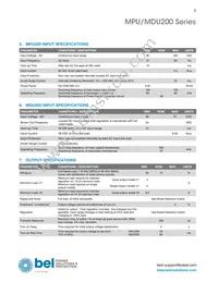 MPU200-1024G Datasheet Page 3