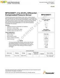 MPX2301DT1 Datasheet Cover