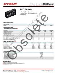 MPX240D5R Datasheet Cover