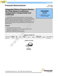 MPX4080D Datasheet Cover