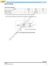 MPX4105A Datasheet Page 3