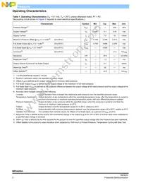 MPX4200A Datasheet Page 2