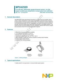 MPX4250D Datasheet Cover