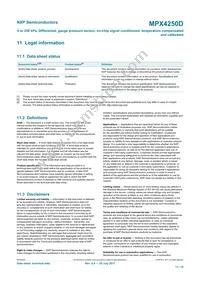 MPX4250D Datasheet Page 11