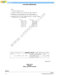 MPX5010DP1 Datasheet Page 14