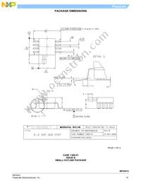 MPX5010DP1 Datasheet Page 15