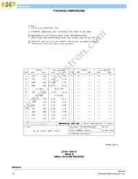 MPX5010DP1 Datasheet Page 16