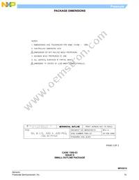 MPX5010DP1 Datasheet Page 19