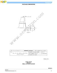 MPX5010DP1 Datasheet Page 21