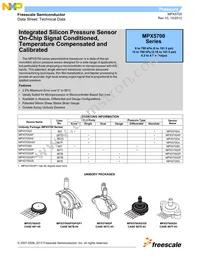 MPX5700AS Datasheet Cover