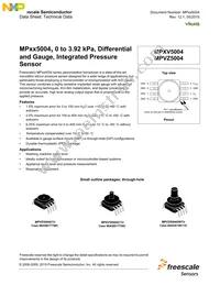 MPXV5004G7U Datasheet Cover