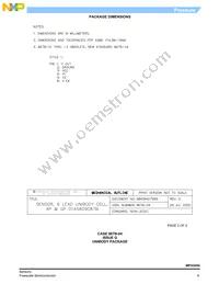 MPXV5050GC6T1 Datasheet Page 9
