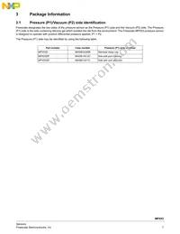 MPXV53GC7U Datasheet Page 7