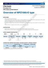 MPZ1005F470ET000 Datasheet Page 3