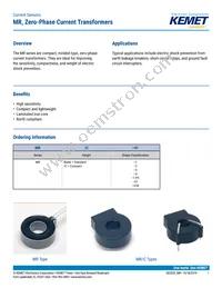 MR-1-P5 Datasheet Cover