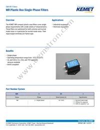 MR-2032 Datasheet Cover