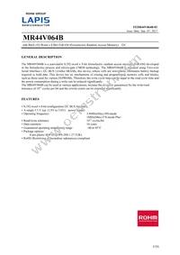 MR44V064BMAZAATL Datasheet Cover