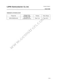 MR45V200BRAZAARL Datasheet Page 17